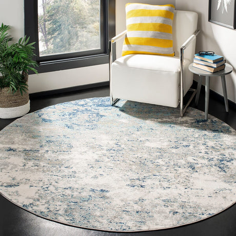 Safavieh Brentwood Bnt822F Light Grey/Blue Rug.