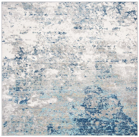 Safavieh Brentwood Bnt822F Light Grey/Blue Rug.