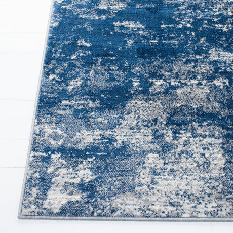 Safavieh Brentwood Bnt822G Grey/Navy Rug.