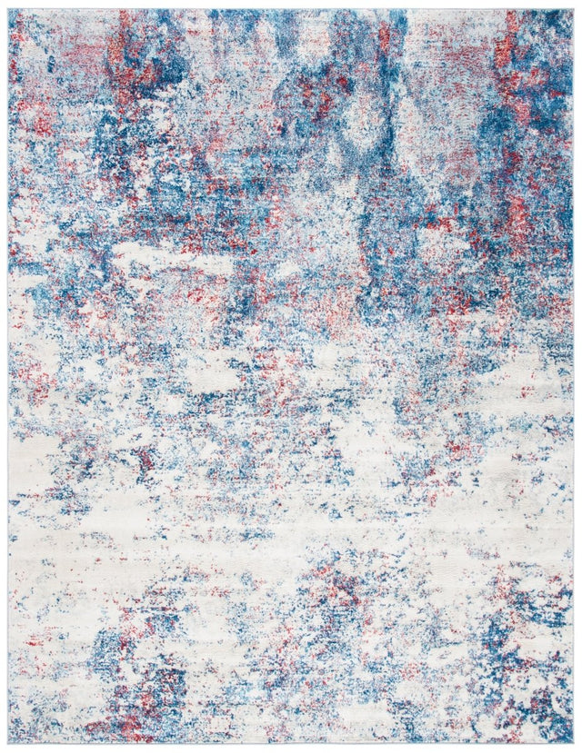 Safavieh Brentwood Bnt822N Navy/Red Rugs.