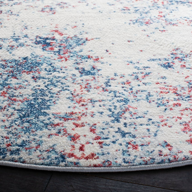 Safavieh Brentwood Bnt822N Navy/Red Rugs.