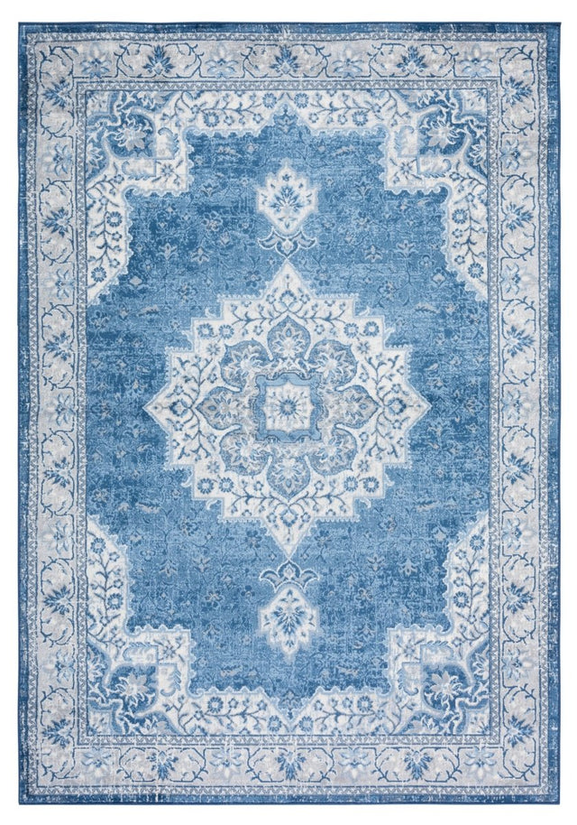 Safavieh Brentwood Bnt826A Ivory/Navy Rug.