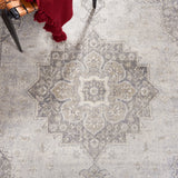 Safavieh Brentwood Bnt826F Grey/Light Grey Rug.