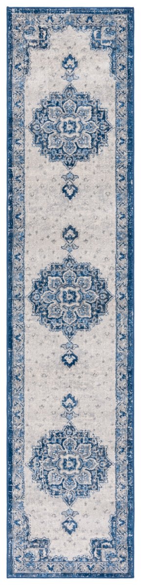 Safavieh Brentwood Bnt826M Blue/Ivory Rug.