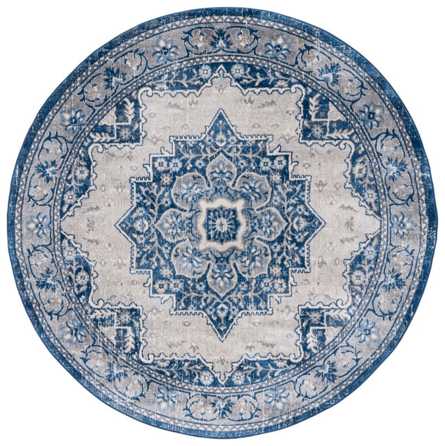 Safavieh Brentwood Bnt826M Blue/Ivory Rug.