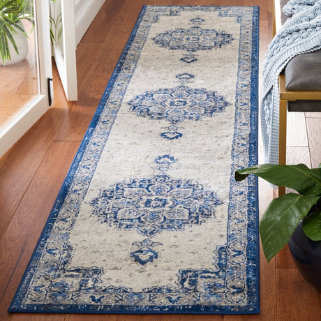 Safavieh Brentwood Bnt826M Blue/Ivory Rug.