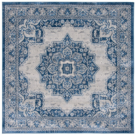 Safavieh Brentwood Bnt826M Blue/Ivory Rug.