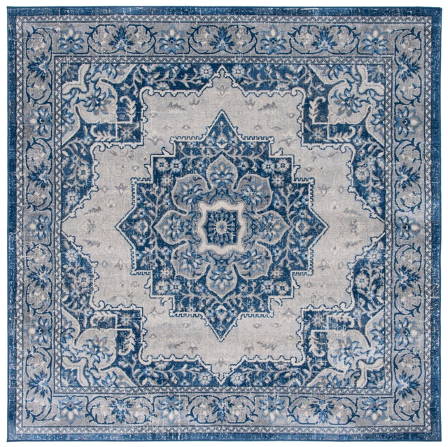 Safavieh Brentwood Bnt826M Blue/Ivory Rug.