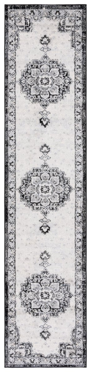 Safavieh Brentwood Bnt826Z Black/Ivory Rug.
