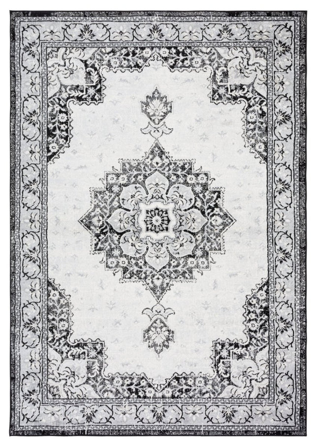 Safavieh Brentwood Bnt826Z Black/Ivory Rug.