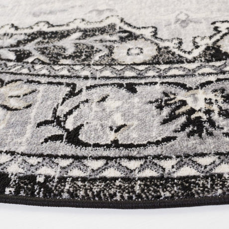 Safavieh Brentwood Bnt826Z Black/Ivory Rug.