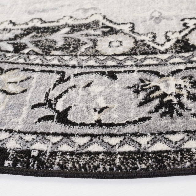 Safavieh Brentwood Bnt826Z Black/Ivory Rug.