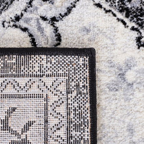 Safavieh Brentwood Bnt826Z Black/Ivory Rug.