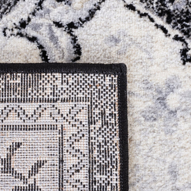 Safavieh Brentwood Bnt826Z Black/Ivory Rug.