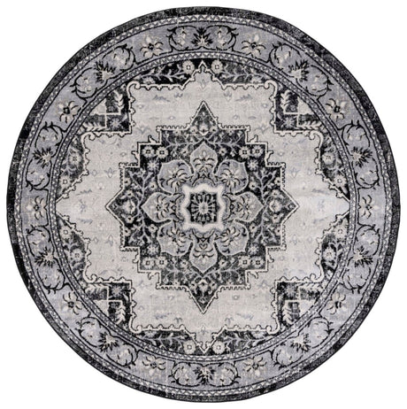 Safavieh Brentwood Bnt826Z Black/Ivory Rug.