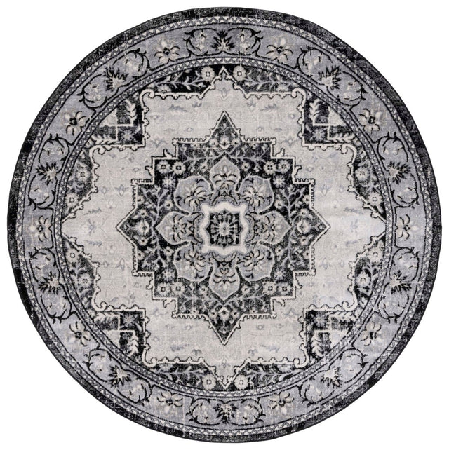 Safavieh Brentwood Bnt826Z Black/Ivory Rug.