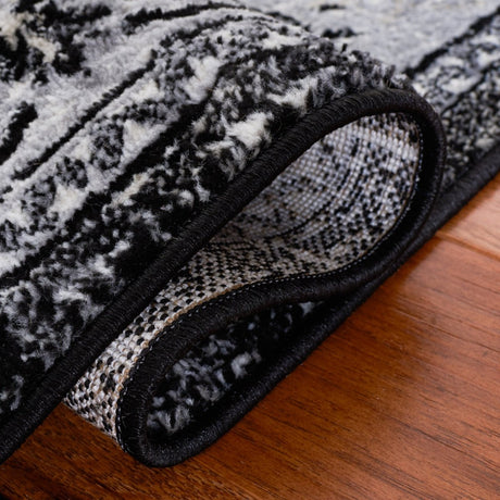 Safavieh Brentwood Bnt826Z Black/Ivory Rug.