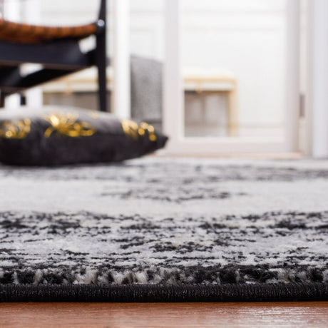 Safavieh Brentwood Bnt826Z Black/Ivory Rug.