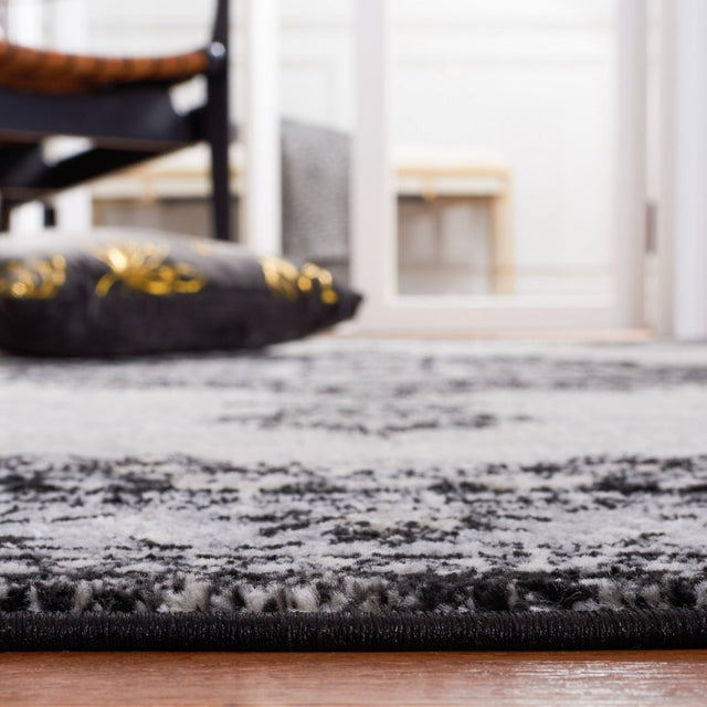 Safavieh Brentwood Bnt826Z Black/Ivory Rug.