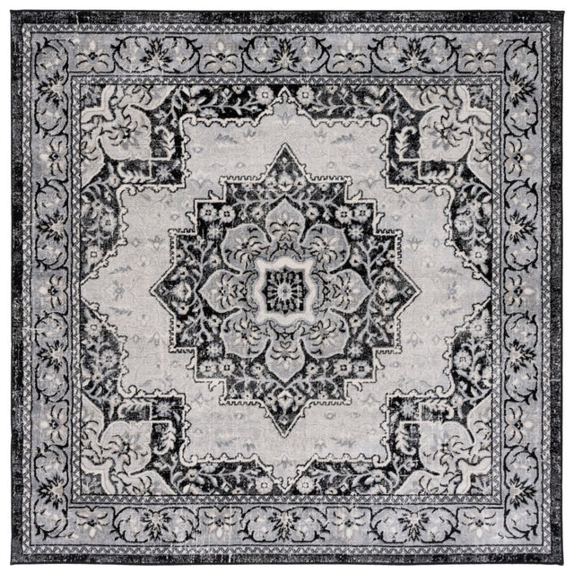 Safavieh Brentwood Bnt826Z Black/Ivory Rug.