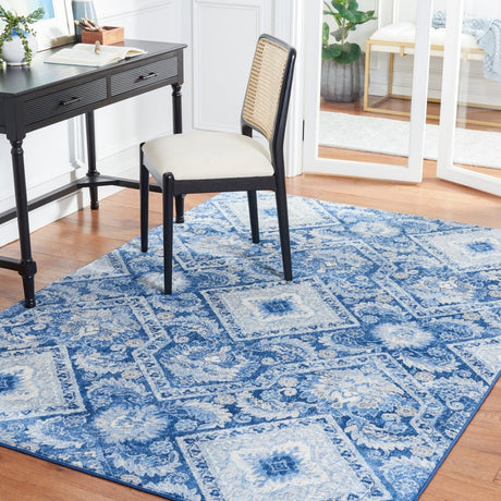 Safavieh Brentwood Bnt827M Blue/Ivory Rug.