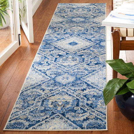 Safavieh Brentwood Bnt827M Blue/Ivory Rug.