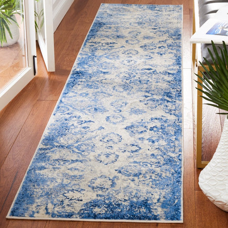 Safavieh Brentwood Bnt829M Blue/Ivory Rug.