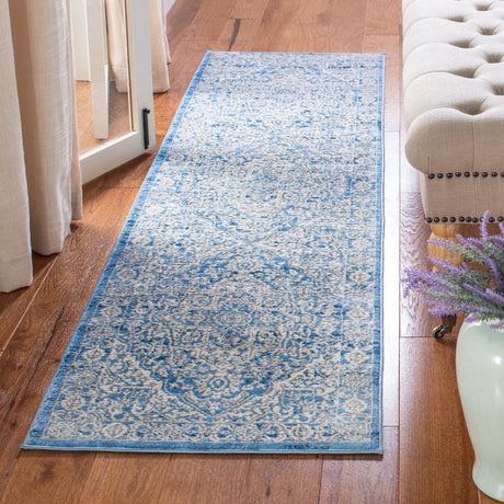 Safavieh Brentwood Bnt832A Ivory/Navy Rug.