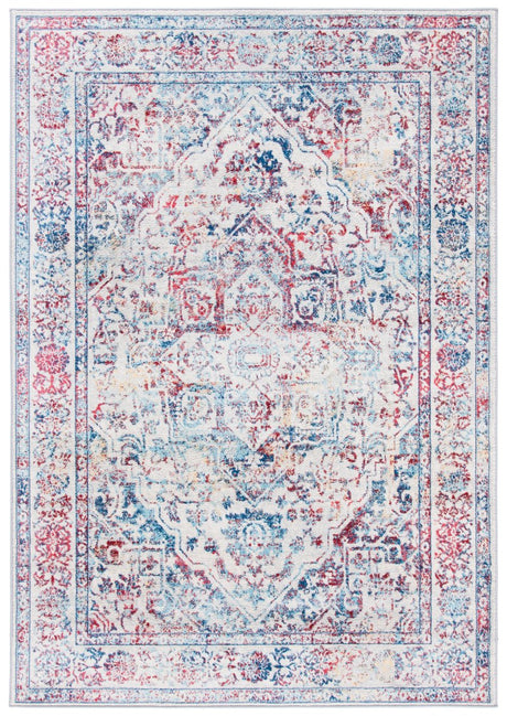 Safavieh Brentwood Bnt832B Ivory/Blue Rug.