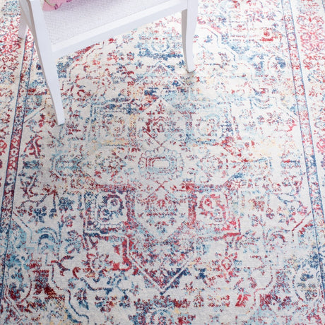 Safavieh Brentwood Bnt832B Ivory/Blue Rug.