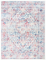 Safavieh Brentwood Bnt832B Ivory/Blue Rug.