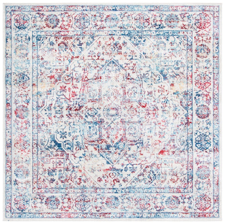 Safavieh Brentwood Bnt832B Ivory/Blue Rug.