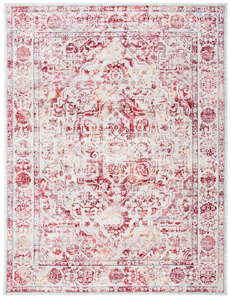 Safavieh Brentwood Bnt832C Ivory/Red Rugs.