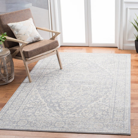 Safavieh Brentwood Bnt832F Light Grey/Ivory Rug.