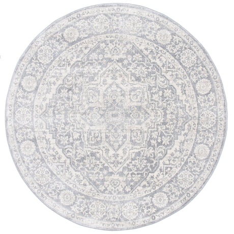 Safavieh Brentwood Bnt832F Light Grey/Ivory Rug.