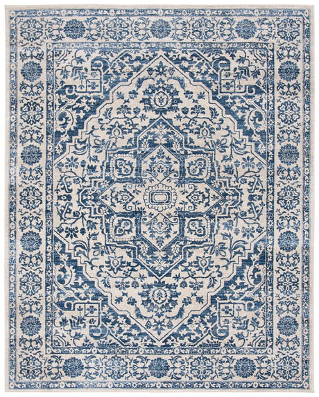 Safavieh Brentwood Bnt832M Navy/Light Grey Rug.