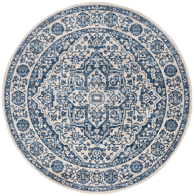 Safavieh Brentwood Bnt832M Navy/Light Grey Rug.