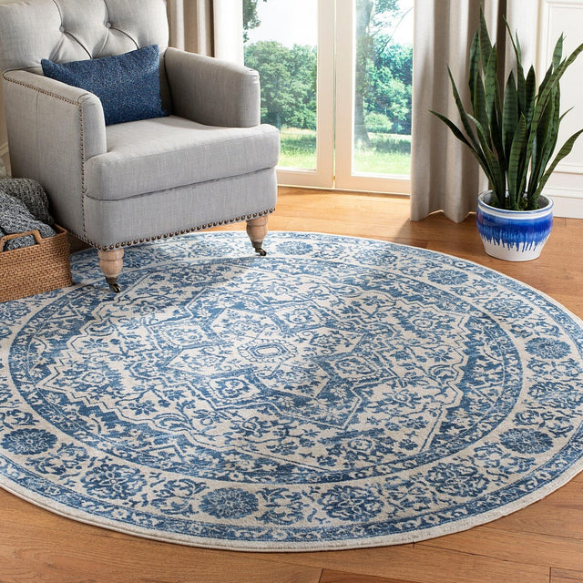 Safavieh Brentwood Bnt832M Navy/Light Grey Rug.