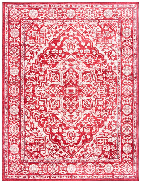 Safavieh Brentwood Bnt832Q Red/Ivory Rugs.