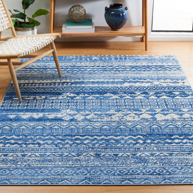 Safavieh Brentwood Bnt835M Blue/Ivory Rug.