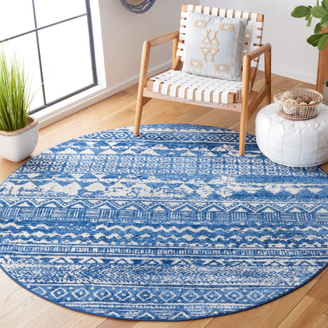 Safavieh Brentwood Bnt835M Blue/Ivory Rug.