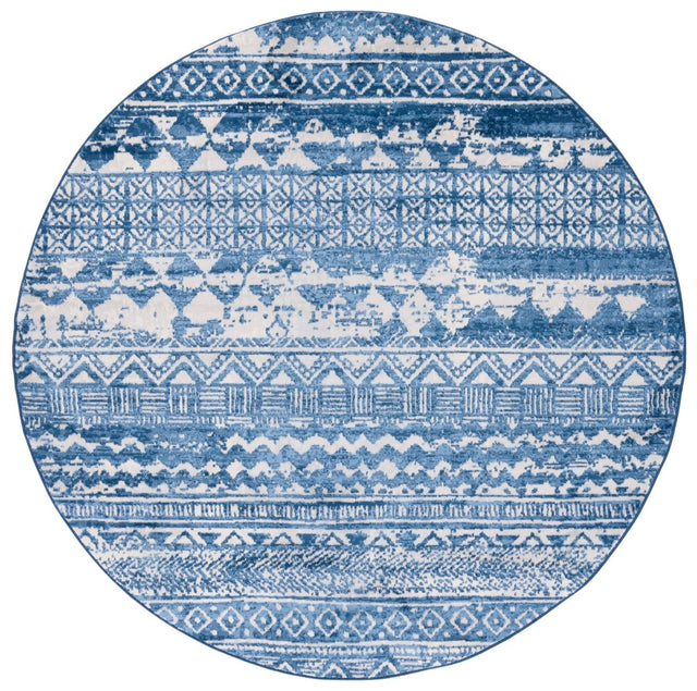 Safavieh Brentwood Bnt835M Blue/Ivory Rug.