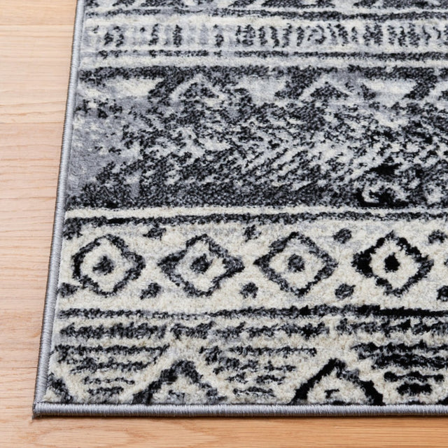 Safavieh Brentwood Bnt835Z Black/Ivory Rug.