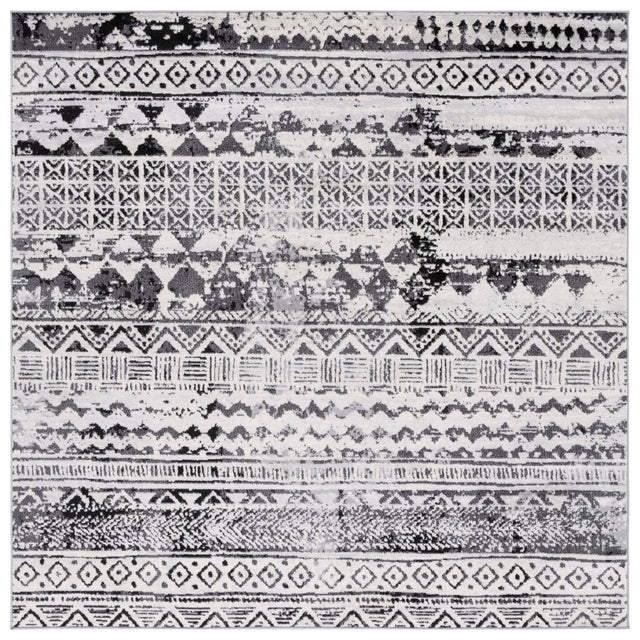 Safavieh Brentwood Bnt835Z Black/Ivory Rug.