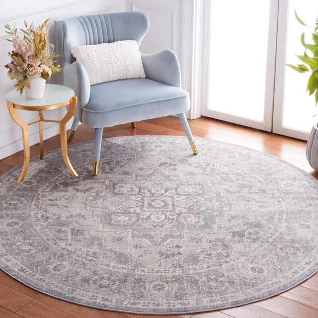 Safavieh Brentwood Bnt837F Grey/Light Grey Rug.