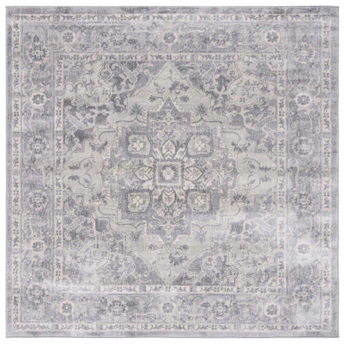 Safavieh Brentwood Bnt837F Grey/Light Grey Rug.