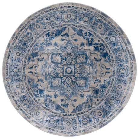 Safavieh Brentwood Bnt837M Blue/Ivory Rug.