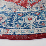 Safavieh Brentwood Bnt837N Blue/Red Rug.