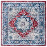 Safavieh Brentwood Bnt837N Blue/Red Rug.