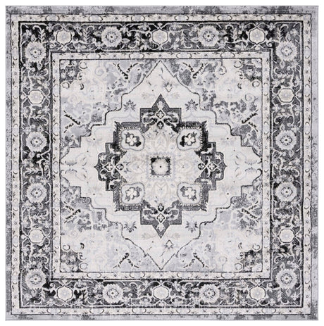 Safavieh Brentwood Bnt837Z Black/Ivory Rug.